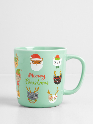 Have A Meow-y Christmas Ceramic Mug