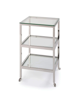 Alister Side Table (polished Nickel)