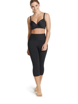 Leonisa Shapewear High-waist Moderate Compression Capri Legging