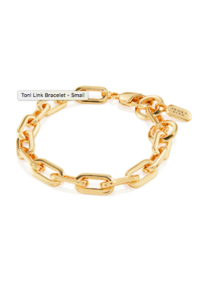 Toni Link Bracelet Small In Gold