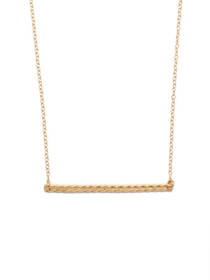 Vaile Bar Necklace - Gold