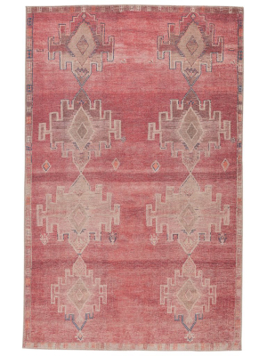 Blu Home Kairos Rug - Medallion Pink/blue