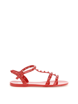 Valentino Garavani Rockstud Flat Sandals