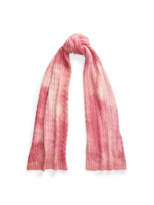 Pink Pony Tie-dye Scarf