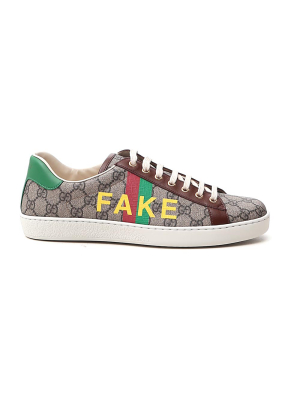 Gucci Ace Logo Printed Sneakers