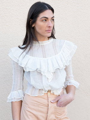 Edwardian Ruffled Blouse