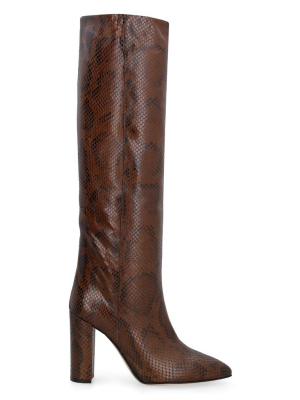 Paris Texas Patterned Knee-length Boots