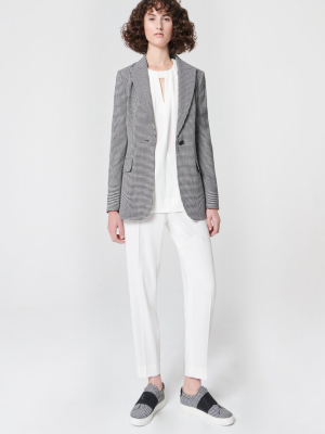 Slip On Pant With Tuxedo Stripe