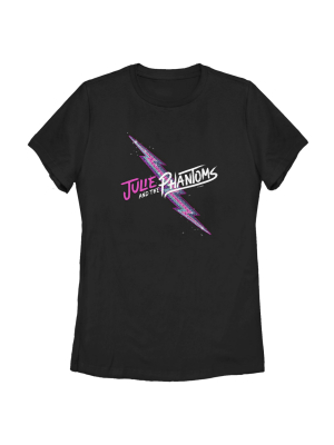 Women's Julie And The Phantoms Lightning Bolt Logo T-shirt