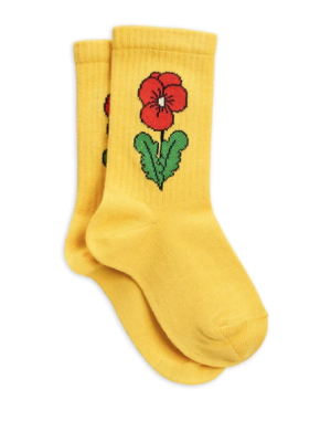 Mini Rodini Viola Socks Single - Yellow