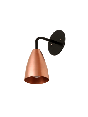 Shaded Sconce: Metal Shade