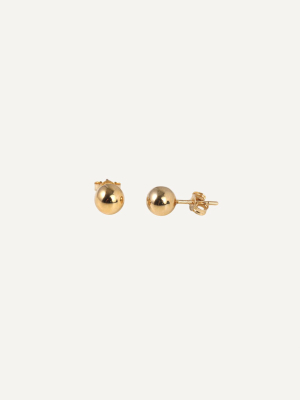 Gold Ball Earrings