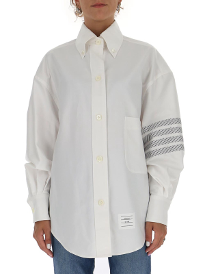 Thom Browne 4-bar Detail Oversize Shirt