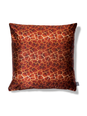 Giraffe Printed Art Pillows / Cushions - 45 X 45cm