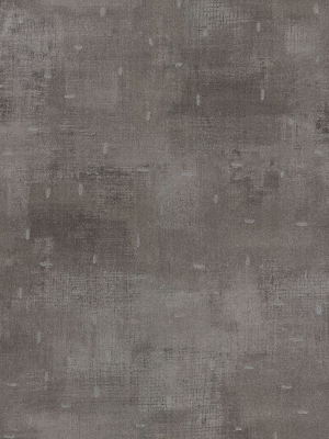 Portia Distressed Texture Wallpaper In Pewter From The Polished Collection By Brewster Home Fashions