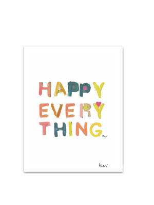 Happy Everything Mini Art Print