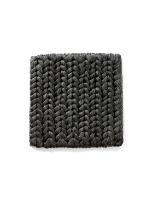 Provide Rugs - Chunky Braided Jute Rugs - Charcoal