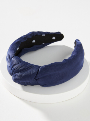 Lele Sadoughi Silk Knotted Headband