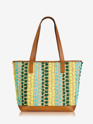 Gigi New York Multicolored Baja Tote Bag