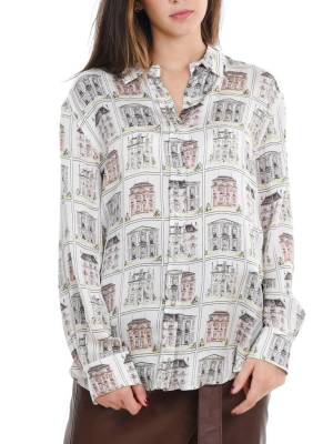 L'autre Chose Graphic Print Shirt