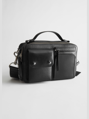 Padded Leather Crossbody Bag