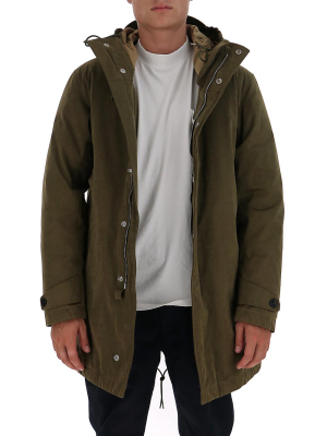 Ten C Zip-up Padded Coat