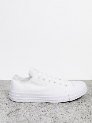 Converse Chuck Taylor All Star Ox Sneakers In White Mono