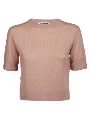 Jil Sander Short Sleeve Knitted Jumper