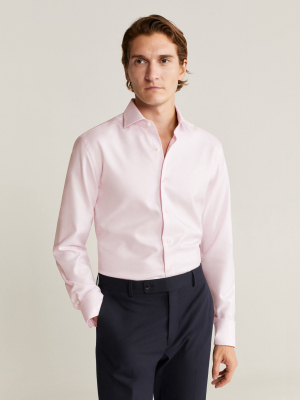 Slim Fit Structured Tailored Shirt