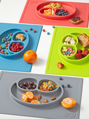 Ezpz Happy Mat Grey Toddler Placemat