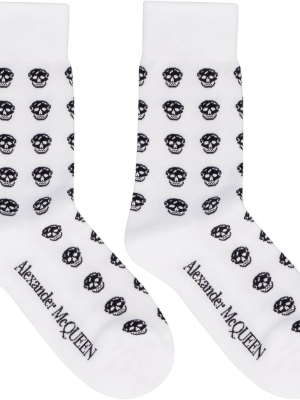 Alexander Mcqueen Allover Skull Socks