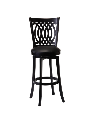 30" Van Draus Swivel Barstool Metal/black - Hillsdale Furniture