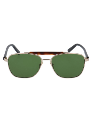 Salvatore Ferragamo Eyewear Aviator Frame Sunglasses