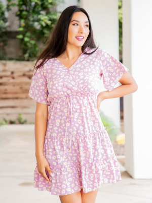 The Kian Dress - Lilac Floral