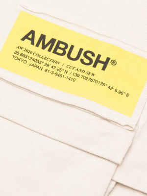 Ambush New Waist Pocket T-shirt - Beige