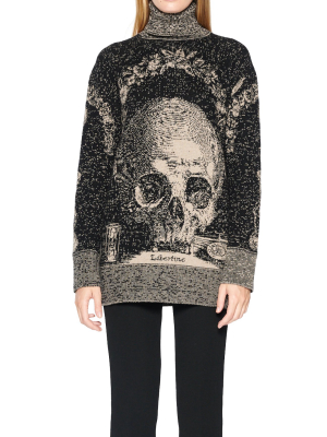 Memento Mori Cashmere Turtleneck Sweater