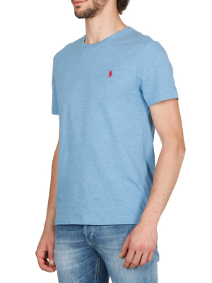 Polo Ralph Lauren Logo Embroidered Round Neck T-shirt