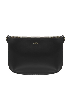 A.p.c. Sarah Logo Crossbody Bag