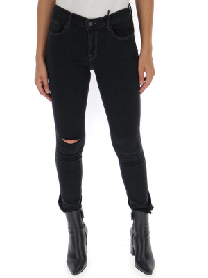 J Brand Ripped Skinny Jeans