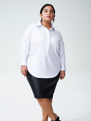 Petite Elbe Shirt - White