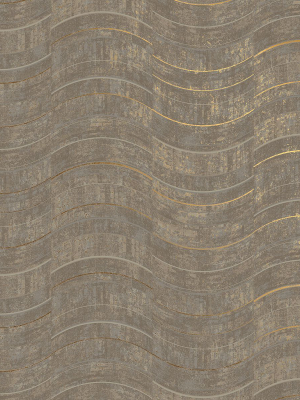 Hydra Geometric Wallpaper In Light Grey From The Polished Collection By Brewster Home Fashions