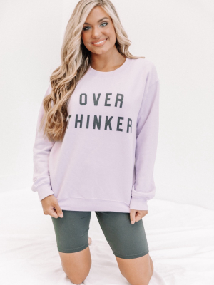 Lavender Over Thinker Crewneck