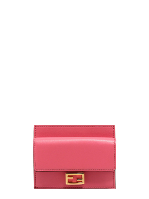 Fendi Ff Motif Embossed Cardholder