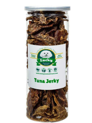 Tuna Jerky Dog And Cat Treats | Lucky Premium Treats