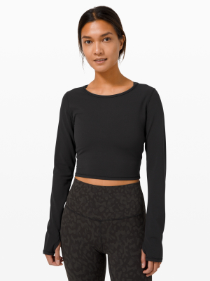 Ever Elated Cropped Long Sleeve Nulu