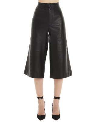 Frame Cropped Wide Leg Trousers