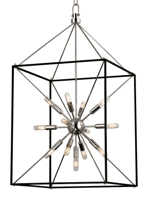 Glendale 13 Light Chandelier Polished Nickel