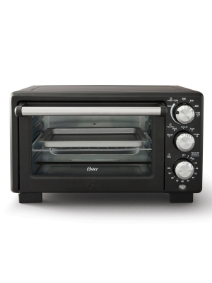 Oster Countertop Convection And 4-slice Toaster Oven – Matte Black