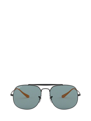 Ray-ban General Square Aviator Polarised Sunglasses