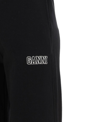 Ganni Logo Embroidered Sweatpants